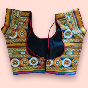 Padded Multi Color Blouse