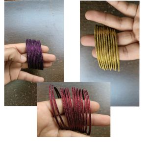 Triple: Stackable Bangles in Bold Colors