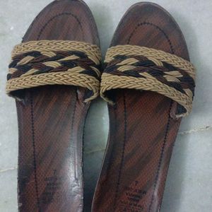 Brown Coloured Flats