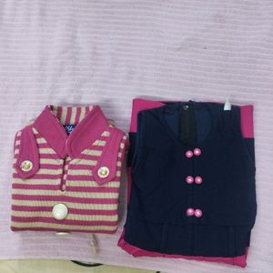 Combo Of Summer And Winter Dress For Baby Girl