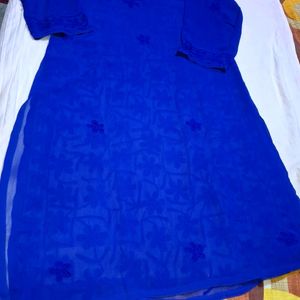 Chickkari Embroidery Kurta