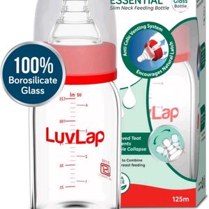 LuvLap Essential Glass Feeding Bottle