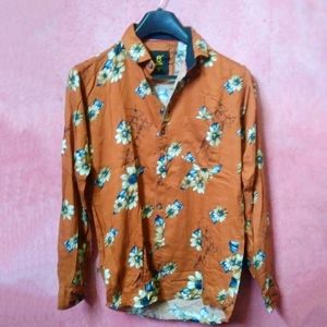 Unisex Floral Printed Shirt