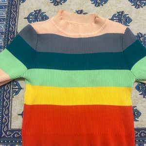 Rainbow Crop Top