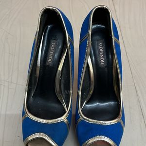 Blue High Heels - 36 Size