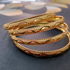 Gold Brass Bangles