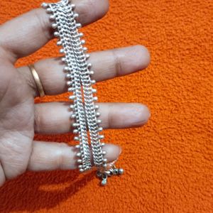 Pure Silver Anklet(Payal);With Hallmark