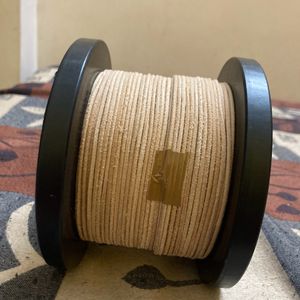 natural leather round cord for jewellery making