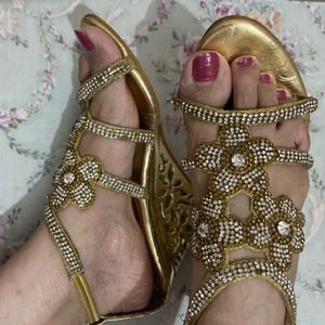 Golden Bridal Sandals⚜️