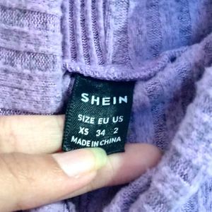 SHEIN Brand Purple Hoodie...