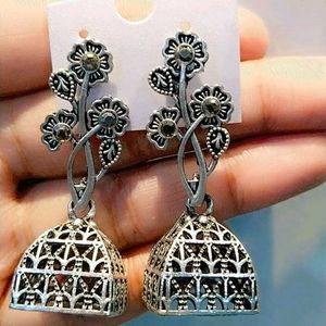 Beautiful Silver Colour Small Earrings