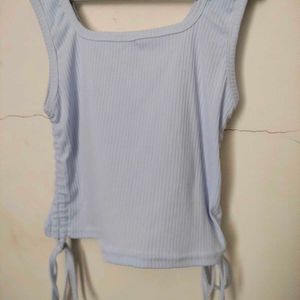 Half Sleeves Crop Top For Women