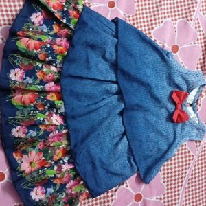 Western Frock For Stylish Baby Girls