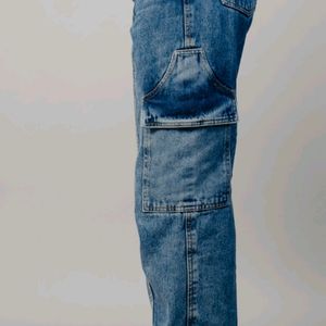 Blue Cargo Jeans