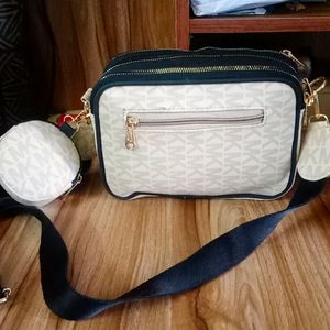 Cute New Beige Sling Bag