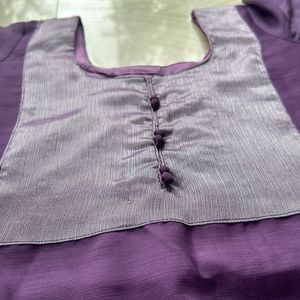 Beautiful Purple Kurta