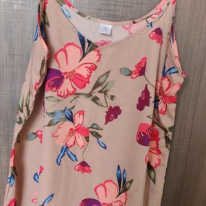 Women Cut sleeve Floral Top