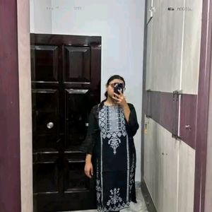 Black Kurta Set