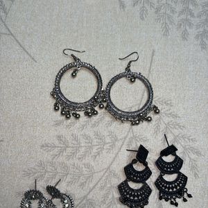 3 pairs of Jhumke set