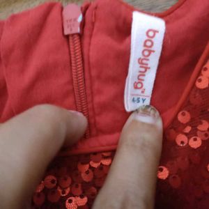 Babyhug Partywear Frock ( 4-5yrs)