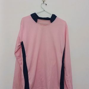 Pink & Blue T-shirt | Full Sleeve | Size: M