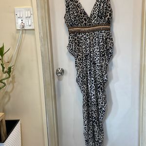 Leopard Print Jumpsuit