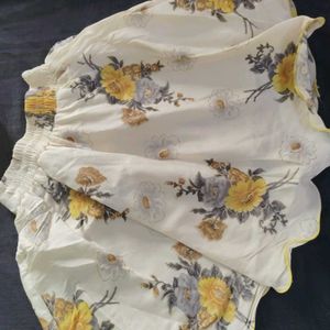 NEW Top And Skirt Yellow