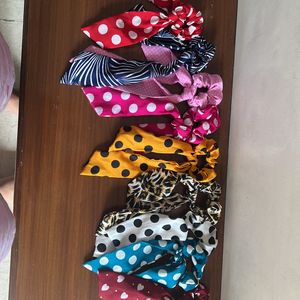 Trending Bow Rubbers/detachable Scrunchies