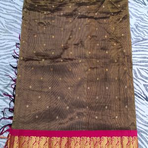 pure kanchipattu big border saree