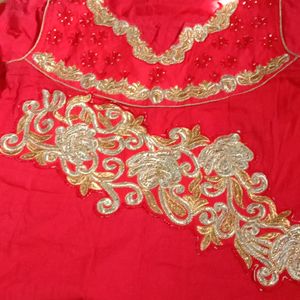 Red Gown Cotton