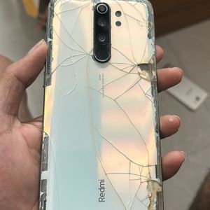 Redmi Note 8 Pro Only Black Glass Broken