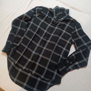 Black Check Shirt