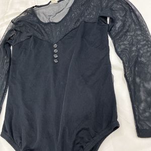 Net Black High Quality Bodysuit