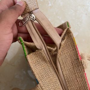 Small Carrying Bag / Kids Jute Lunch Box