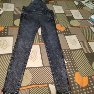 Denim Dunagree Jumpsuit Full