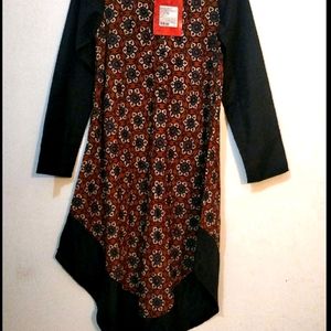 Biba Kalamkari Asymmetric Kurta