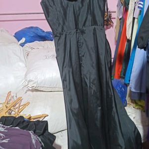 Long Black Rose Dress Prom Gown Urbanic