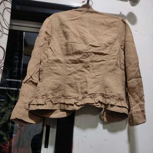 A Nude Brown Color Jacket