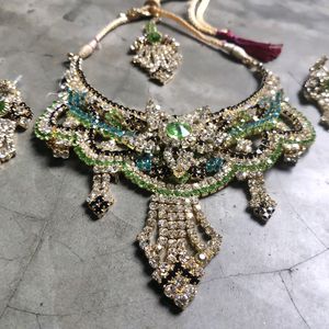New Multi Green Colour Jewellery