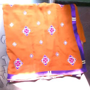 Embroidery Work Saree