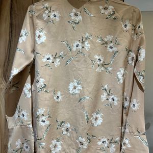 Floral Beige Top