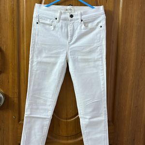 White Skinny Jeans By Mode- Red Tape