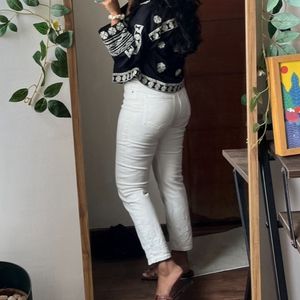 H&M White Jeans