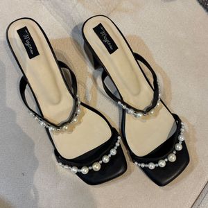 Black Heel Pearl  - Size 38 Last Pcs