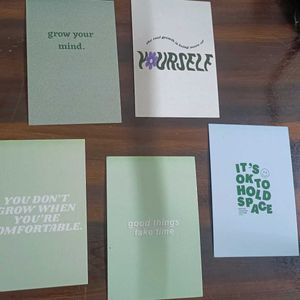 Aesthetic Motivational Quotes Poster Cards