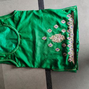 Green Color Rajputi Dress