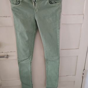 C-Green Colour Cotton Denim