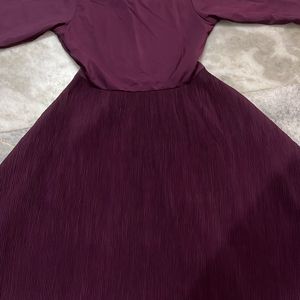 Party Wear Purple Coloured Dress