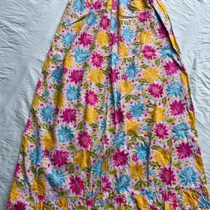 Pinteresty Printed Floral Skirt