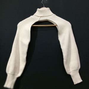 Women Textured High Neck Sweater